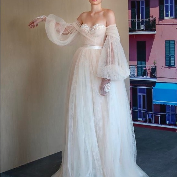 GALIA LAHAV BELLINA WEDDING DRESS - Size Small - Picture 2 of 6